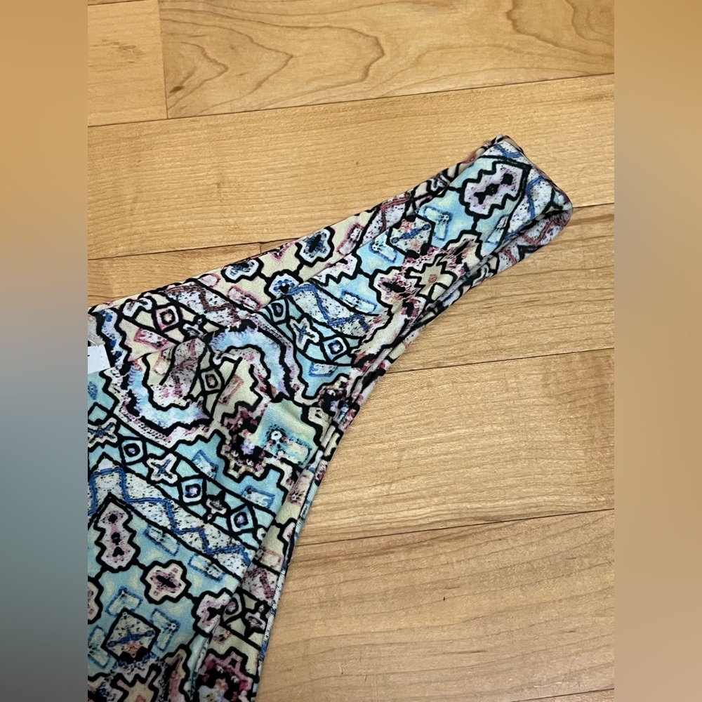 Beach Riot Very Cheeky Bikini Bottom Size Large Geometric Print - Picture 4 of 10
